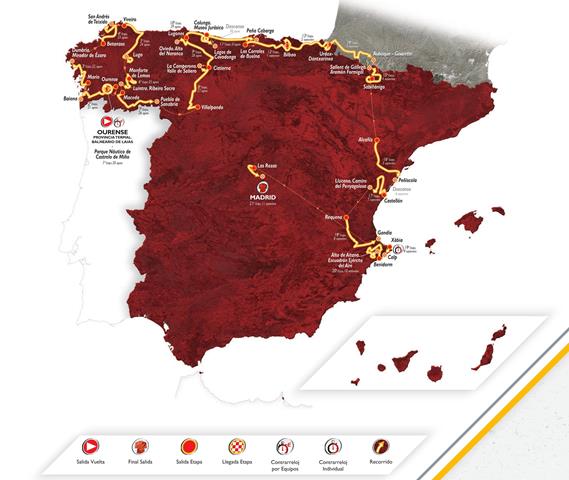 Présentation du parcours du prochain Tour d'Espagne 2016
