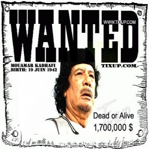 Mouamar Kadhafi : Wanted