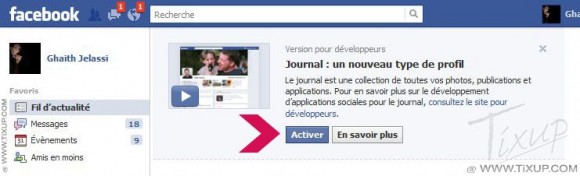 Facebook : activer Timeline - image 05 Facebook : activer Timeline - image 05