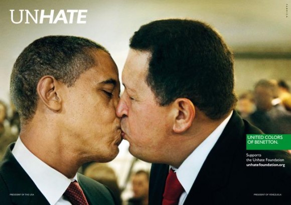 Barack Obama (Président des États Unis) - Hugo Chavez (Président du Venezuela)