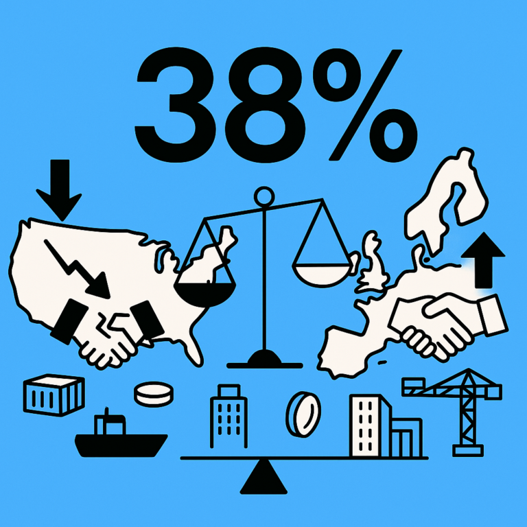Europe : 38 % de confiance US, -25 % d’investissements
