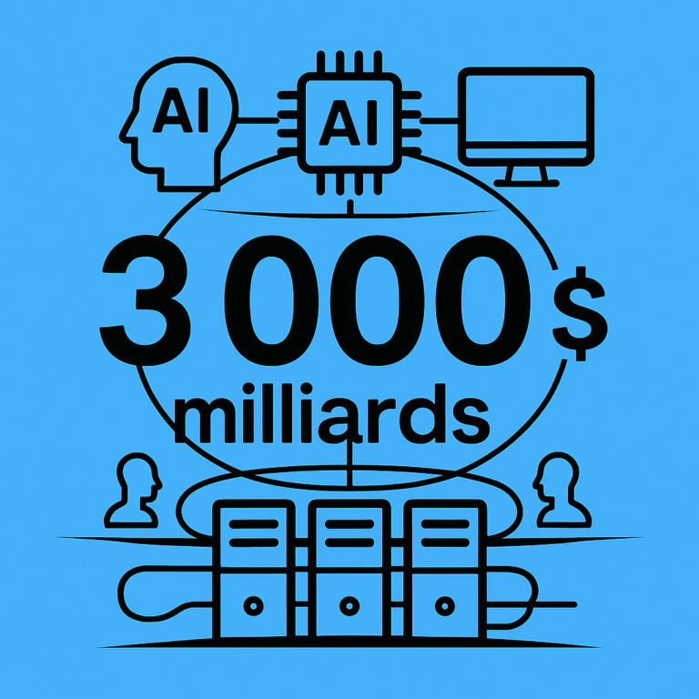 IA : 4 000 Mds $ d’investissements, vers une bulle contrôlée ?