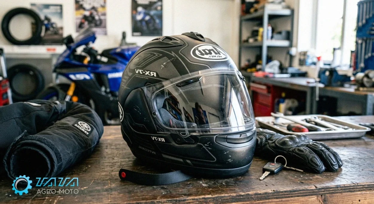 Viziera pentru casca de motociclist: transparentă sau fumurie